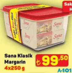 SANA KLASİK MARGARİN 4X250 G SANA KLASİK MARGARİN 4X250 G